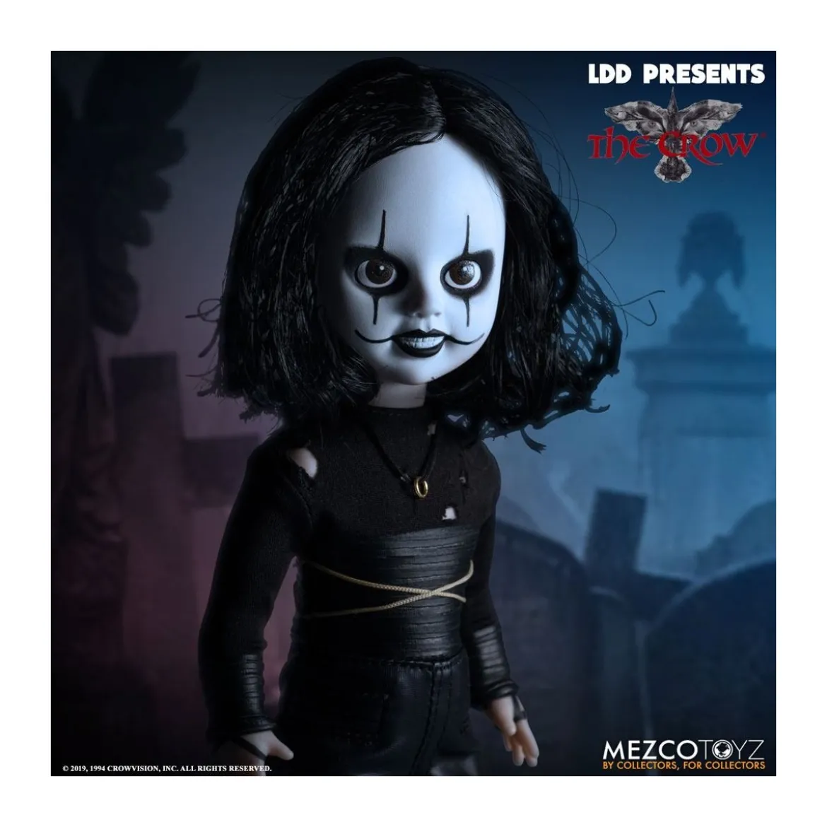 Mezco Living dead Dolls poupée - The Crow - Eric Draven - 25 cm