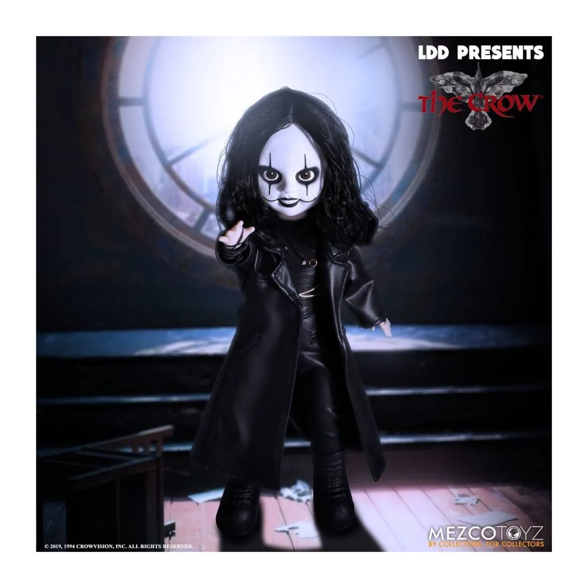 Mezco Living dead Dolls poupée - The Crow - Eric Draven - 25 cm