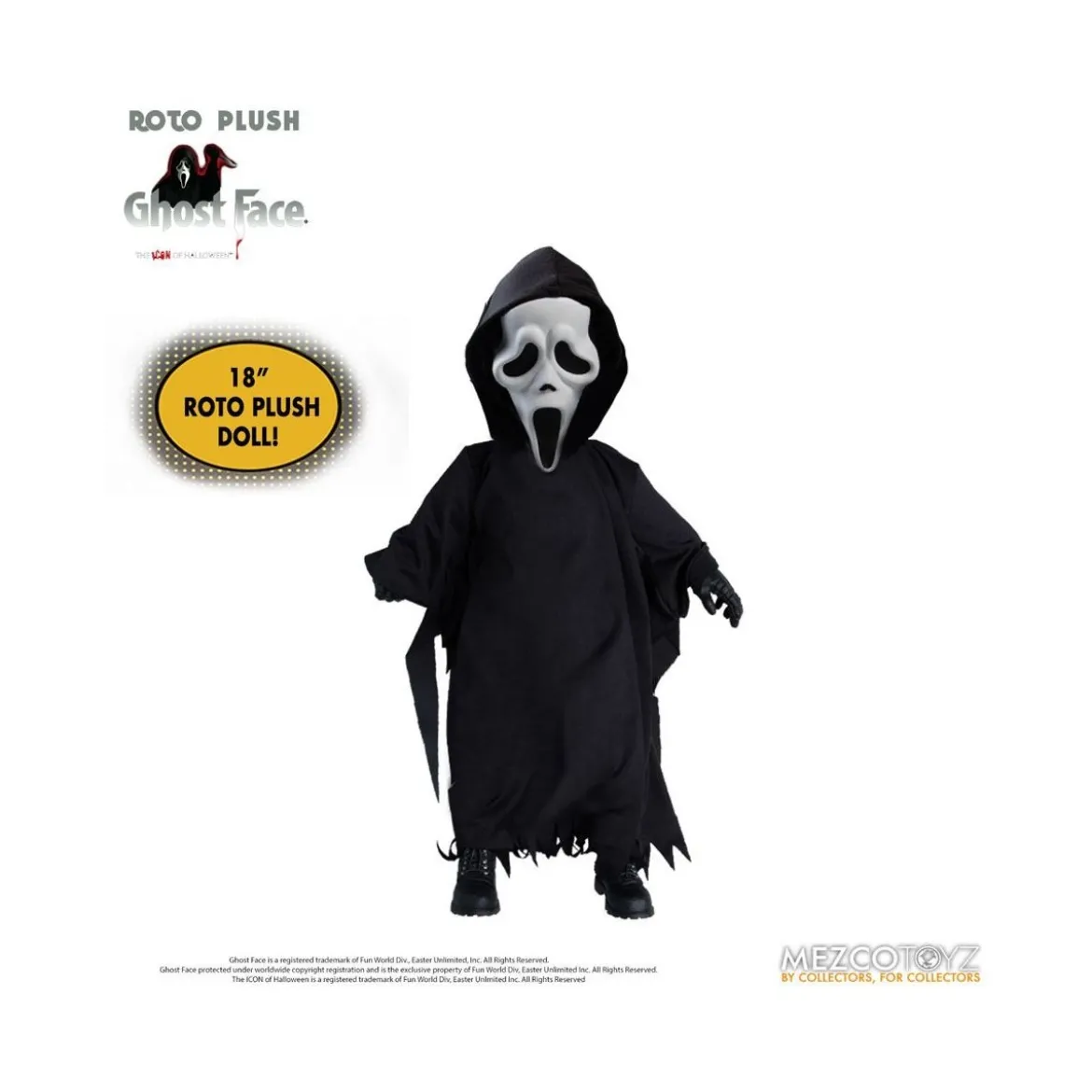 Mezco MDS Mega Scale - Ghostface Roto Plush Doll