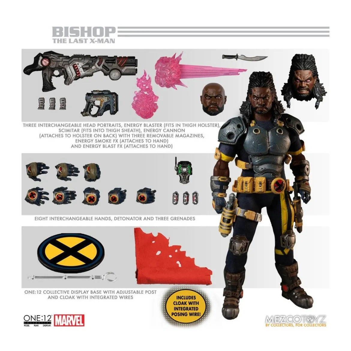 Mezco One 12 - Bishop - X-Men