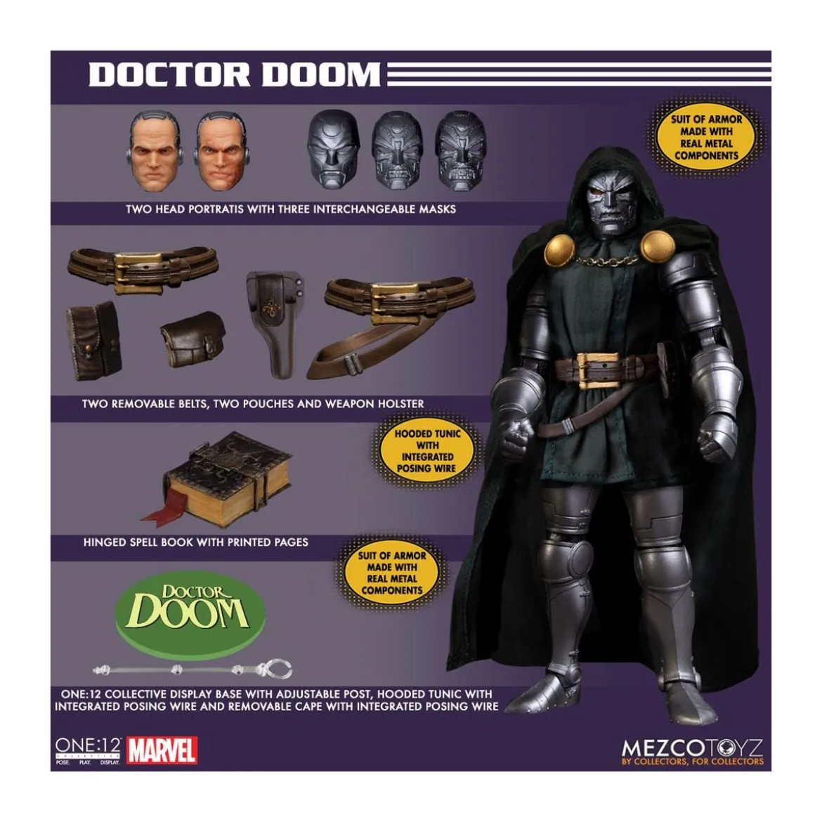Mezco One 12 - Doctor Doom - Docteur Fatalis