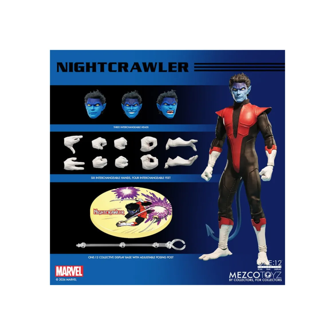 Mezco One 12 - Nightcrawler - X-Men Diablo