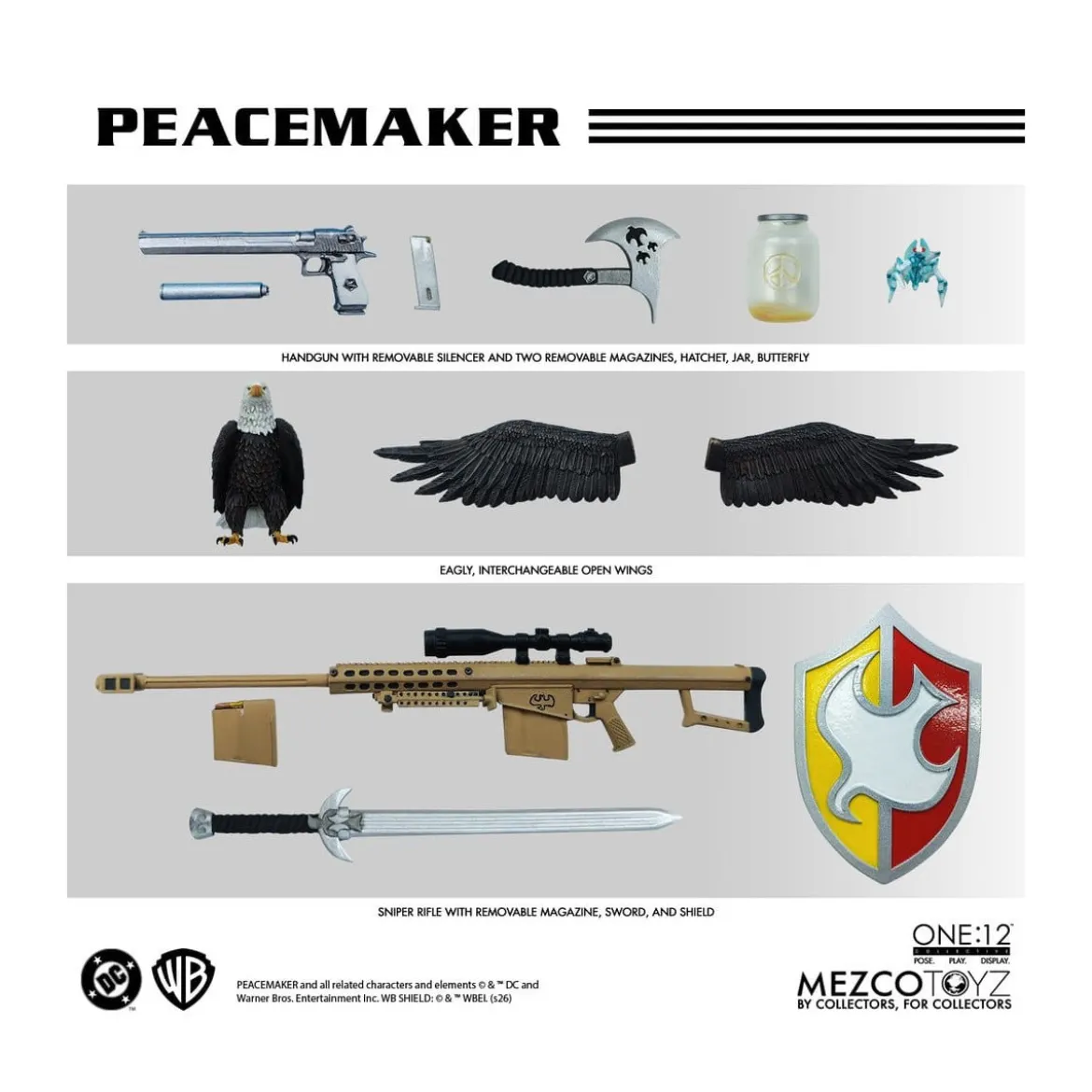 Mezco One 12 - PEACEMAKER - DC Comics