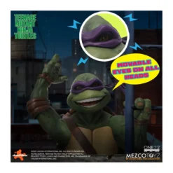Mezco One 12 - Teenage Mutant Ninja Turtles (1990 Movie) Set de 4 figurines - TMNT - Tortues Ninja