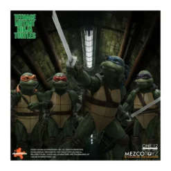 Mezco One 12 - Teenage Mutant Ninja Turtles (1990 Movie) Set de 4 figurines - TMNT - Tortues Ninja