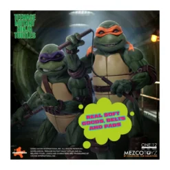 Mezco One 12 - Teenage Mutant Ninja Turtles (1990 Movie) Set de 4 figurines - TMNT - Tortues Ninja