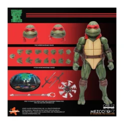 Mezco One 12 - Teenage Mutant Ninja Turtles (1990 Movie) Set de 4 figurines - TMNT - Tortues Ninja
