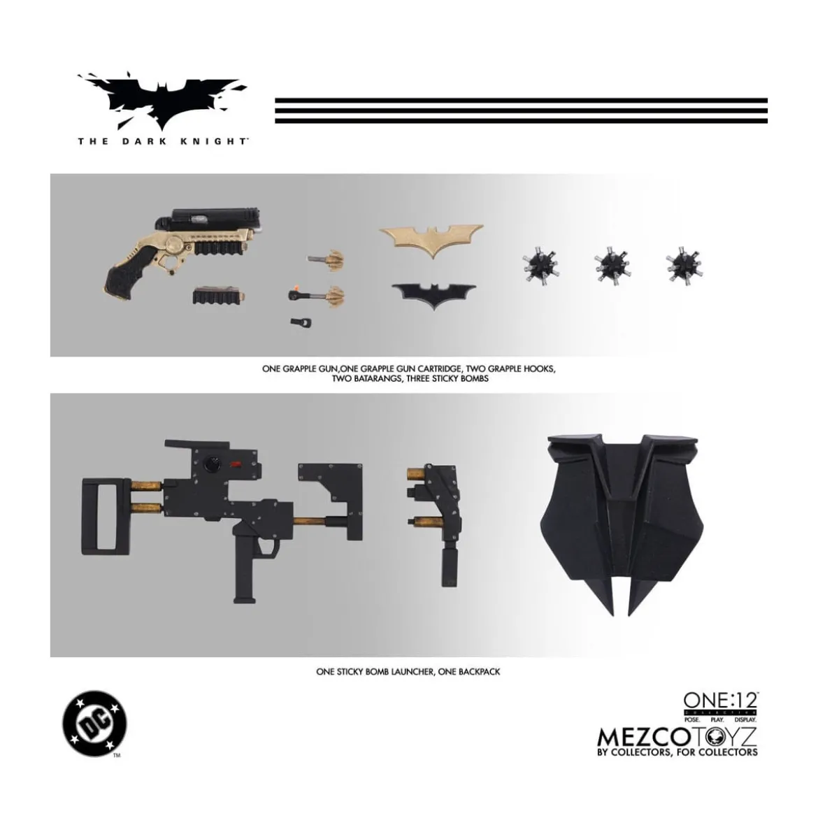 Mezco One 12 - The Dark Knight - BATMAN - DC Comics