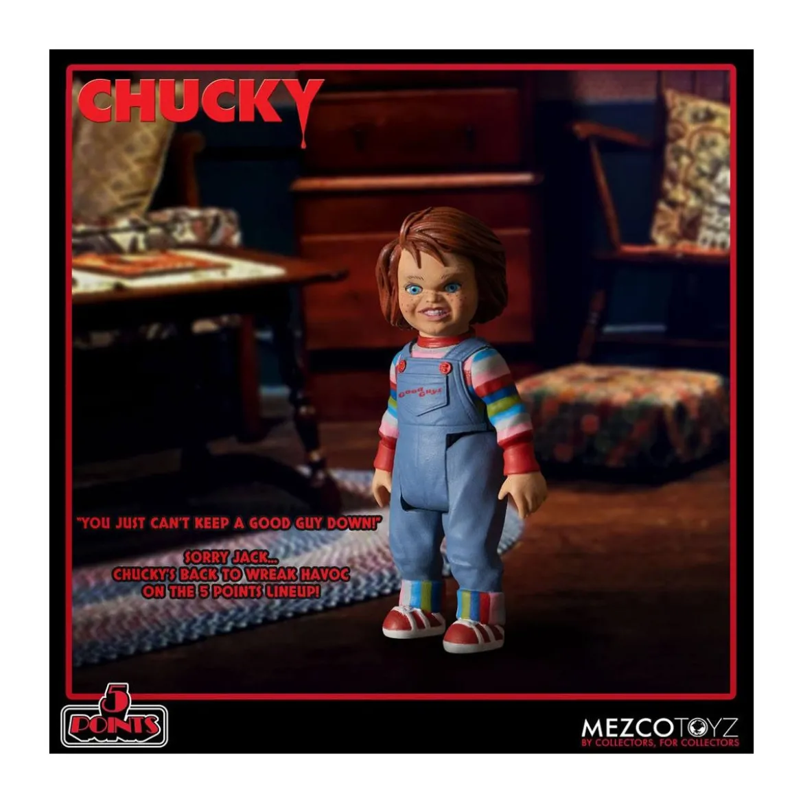 Mezco 5 Points - Chucky Deluxe figure set - Child's Play