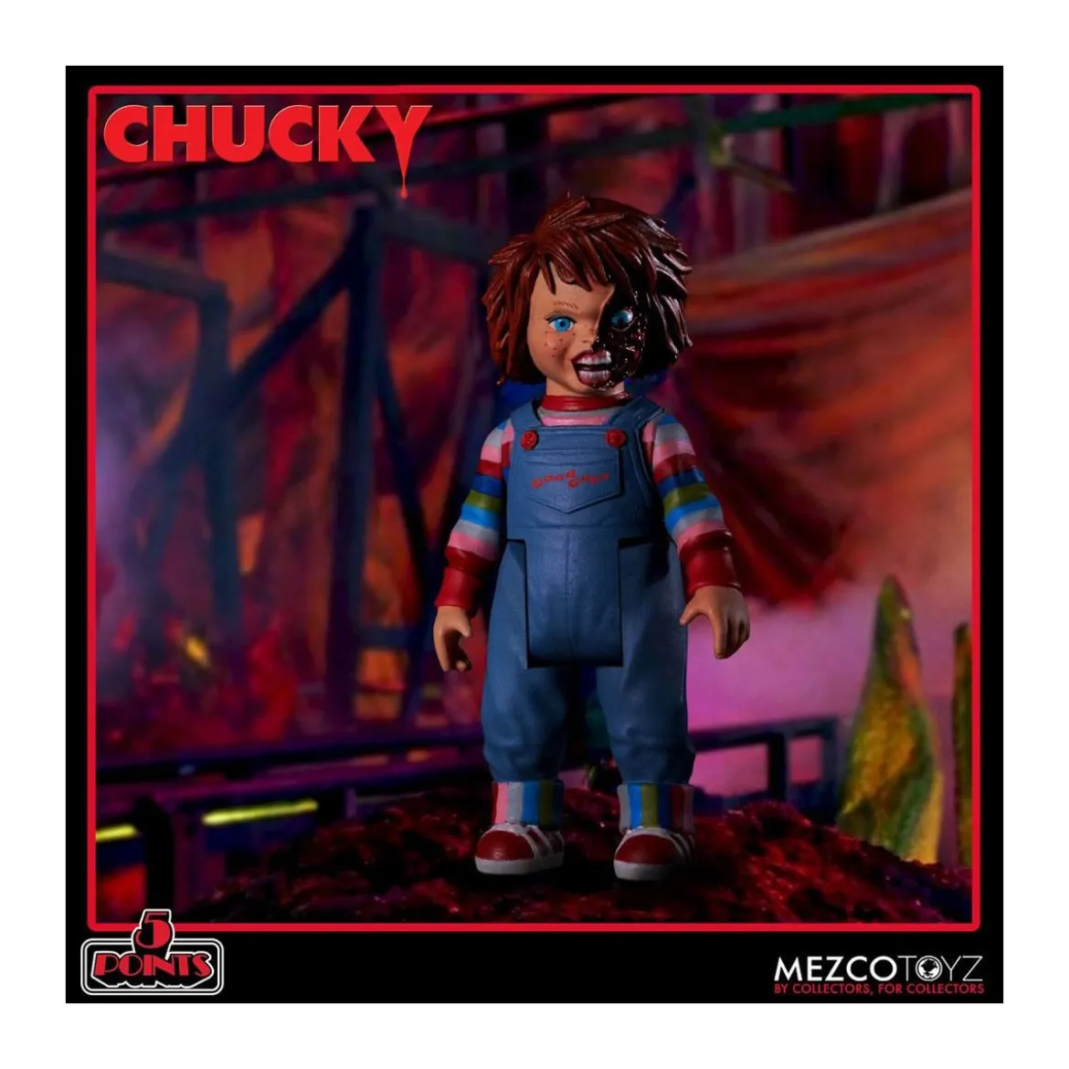 Mezco 5 Points - Chucky Deluxe figure set - Child's Play