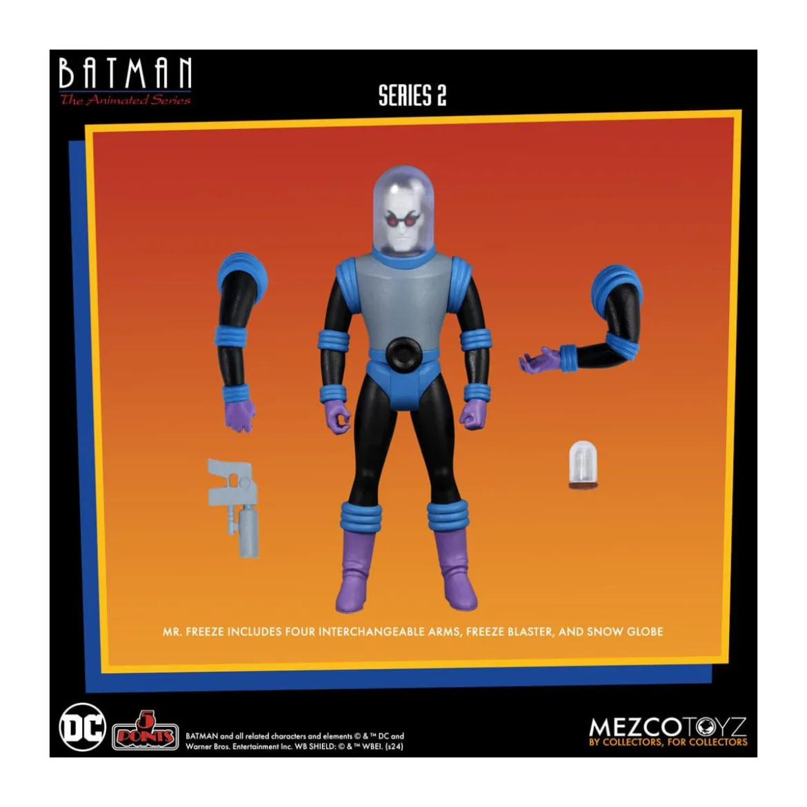 Mezco 5 Points - DC Comics Batman: The Animated Series - Deluxe Boxset 4 personnages - Serie 2