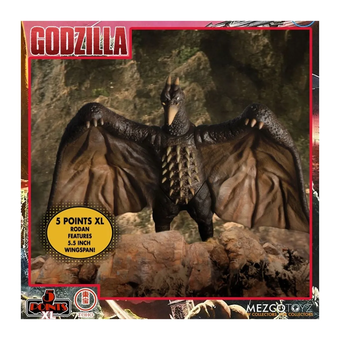 Mezco 5 Points XL Deluxe Box Set Round 1 - Godzilla : Les envahisseurs attaquent