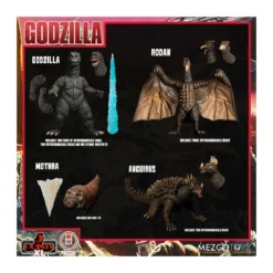 Mezco 5 Points XL Deluxe Box Set Round 1 - Godzilla : Les envahisseurs attaquent