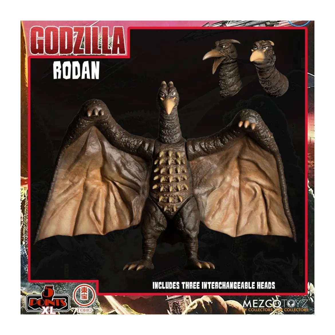 Mezco 5 Points XL Deluxe Box Set Round 1 - Godzilla : Les envahisseurs attaquent