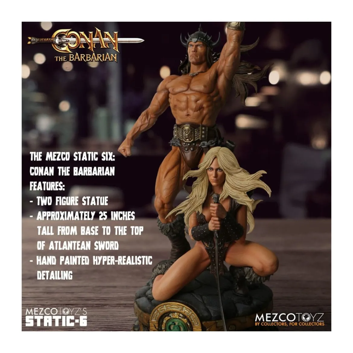 Mezco - Static 6 - Conan the Barbarian (1982) 1/6 statue