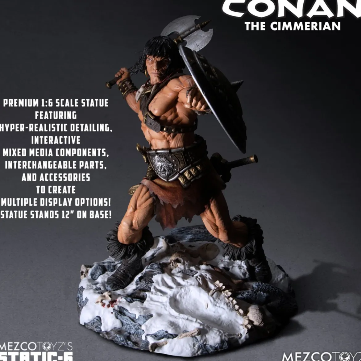 Mezco - Static 6 - Conan the Cimmerian 1/6 statue