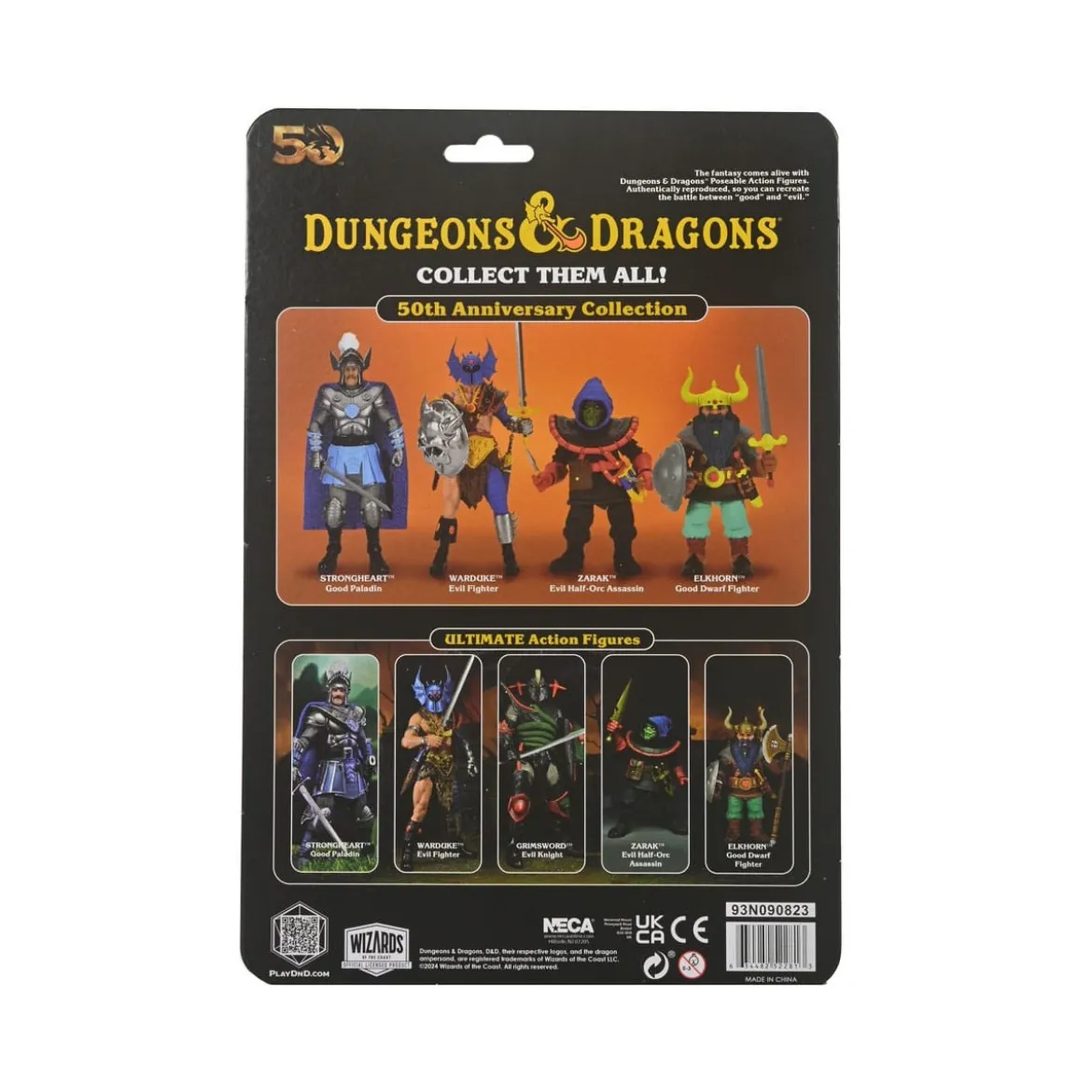Neca - AD&D - 50th Anniversary Strongheart on Blister Card - Dungeons & Dragons