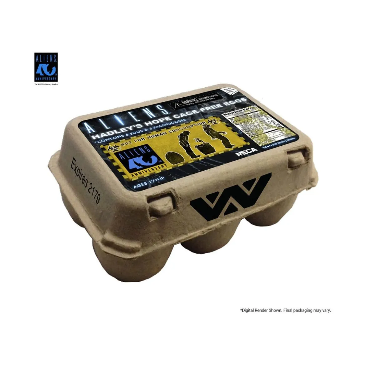 Neca Aliens - Carton of Alien Eggs (40th Anniversary) - 6 pack accessory pack