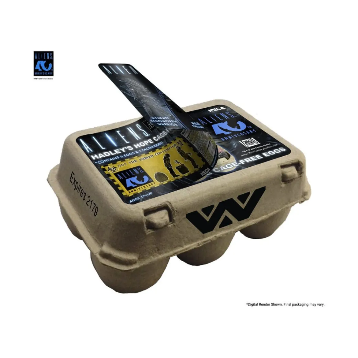 Neca Aliens - Carton of Alien Eggs (40th Anniversary) - 6 pack accessory pack