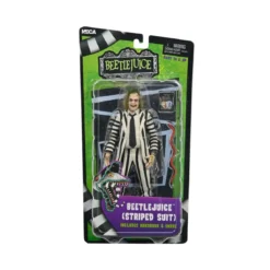 Neca BeetleJuice 1988 - Beetlejuice Black and White Striped Suit