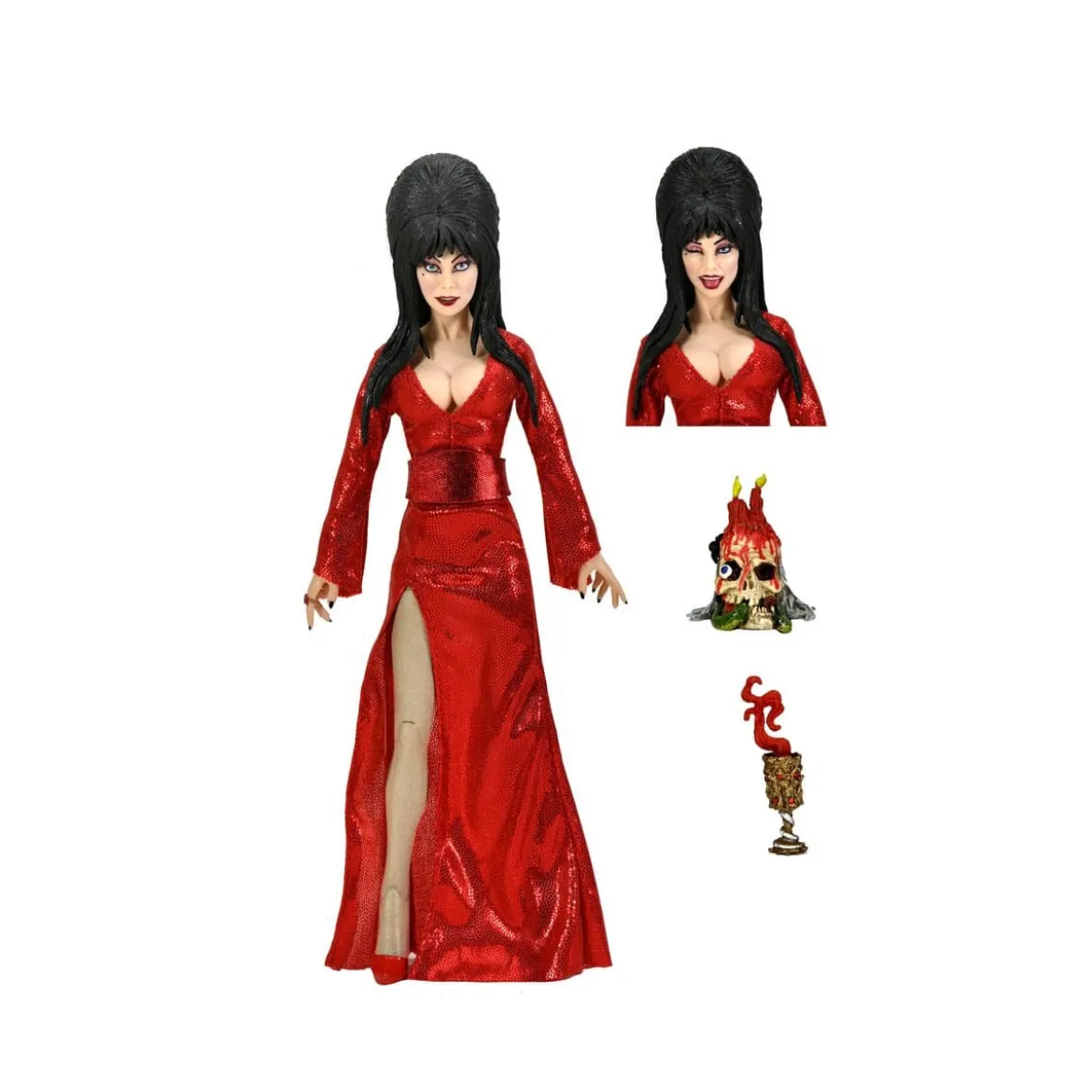 Neca - Elvira Mistress of the Dark Red, Fright, and Boo - Retro Cloth