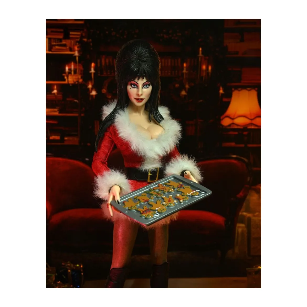 Neca - Elvira Mistress of the Dark - Very Scary Xmas Elvira Retro Cloth