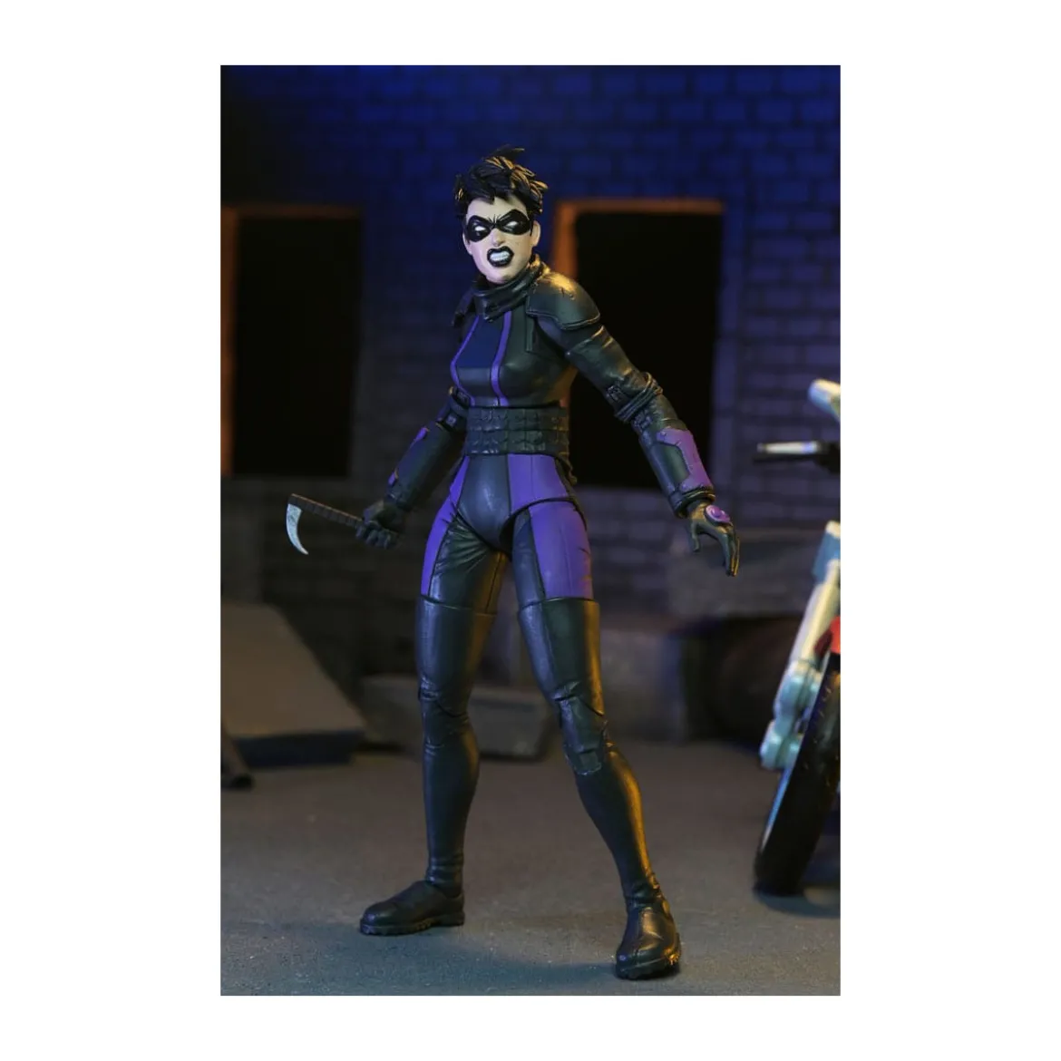 NECA - IDW Comics - Casey Marie with Last Ronin Motorcycle - The Last Ronin The Lost Years- TMNT