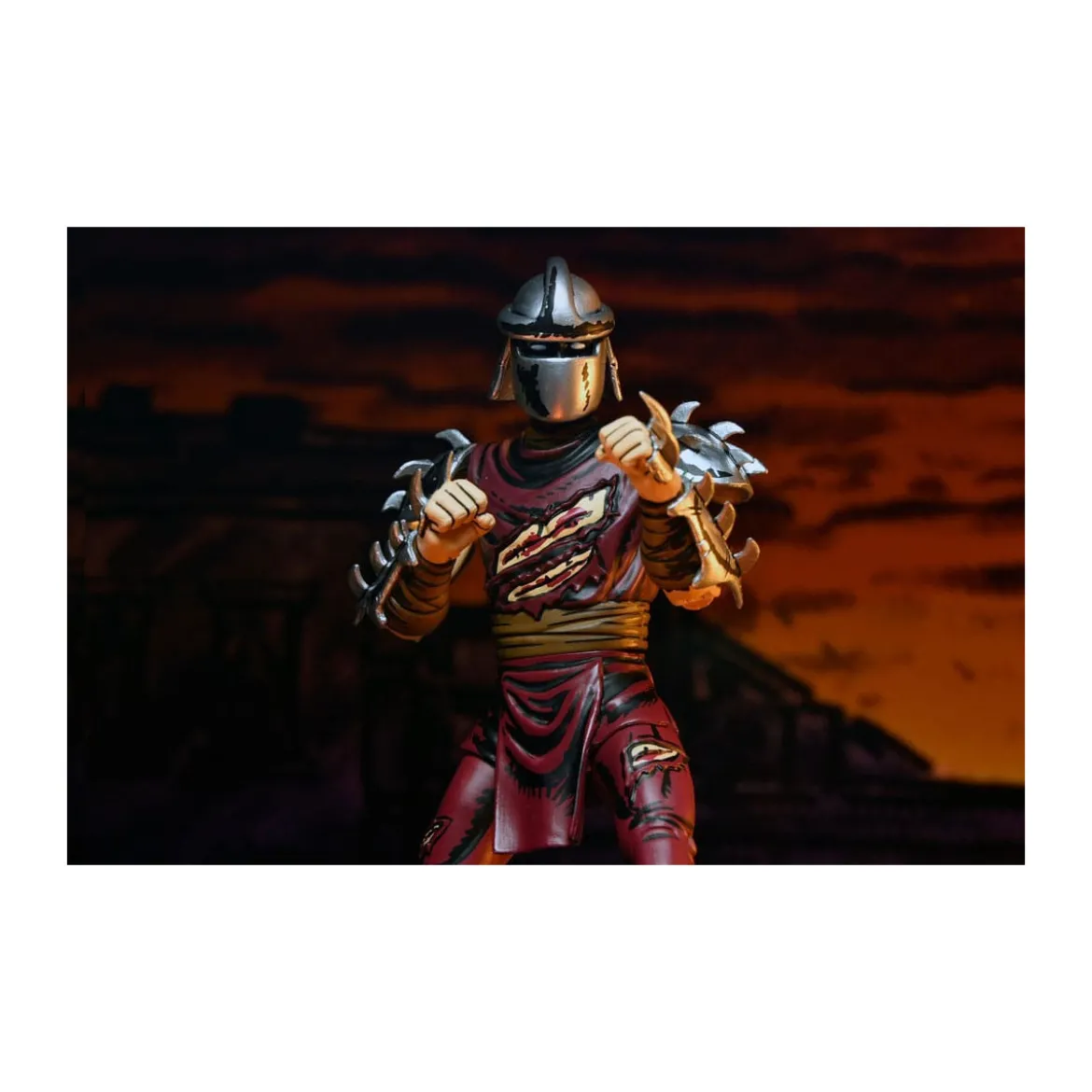 NECA - Mirage Comics - BATTLE DAMAGED SHREDDER (Classic Colors) - TMNT - Teenage Mutant Ninja Turtles