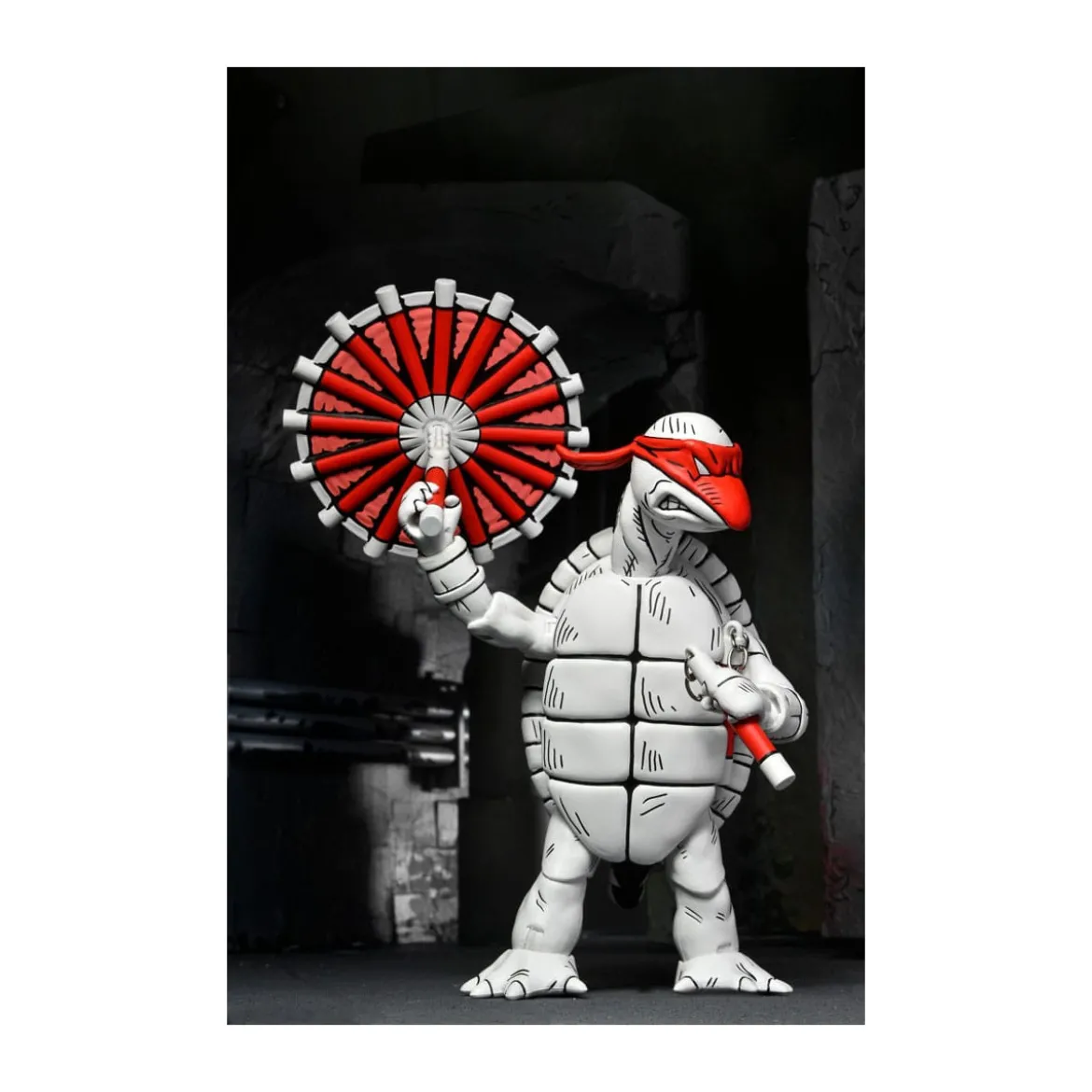 NECA - Mirage Comics - Black and White First Turtles - TMNT - Teenage Mutant Ninja Turtles