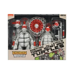 NECA - Mirage Comics - Black and White First Turtles - TMNT - Teenage Mutant Ninja Turtles