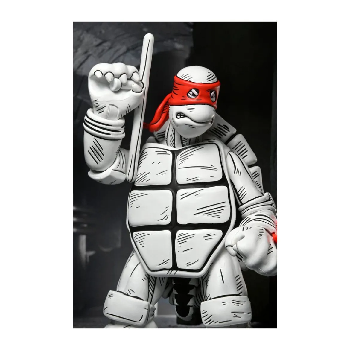 NECA - Mirage Comics - Black and White First Turtles - TMNT - Teenage Mutant Ninja Turtles