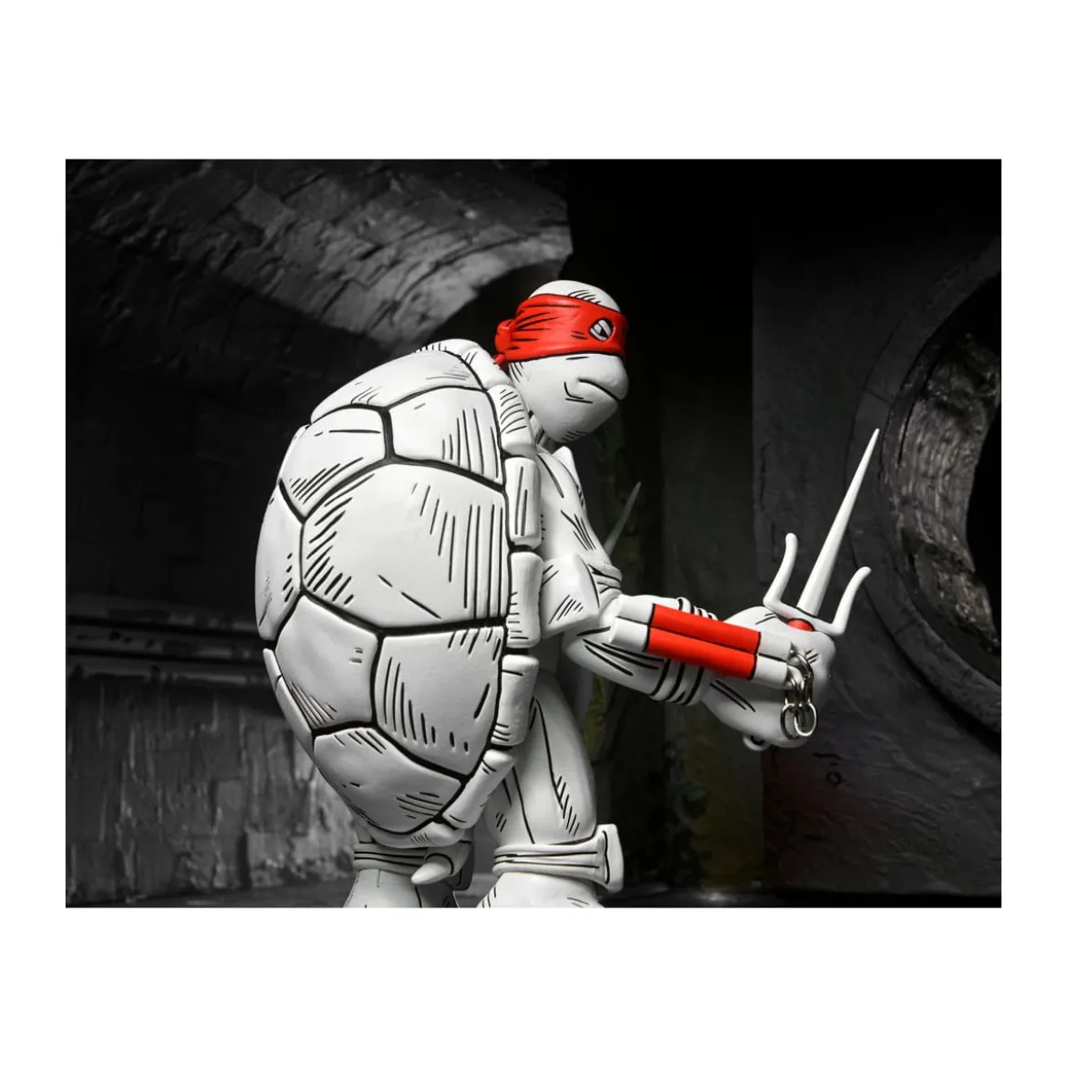 NECA - Mirage Comics - Black and White First Turtles - TMNT - Teenage Mutant Ninja Turtles