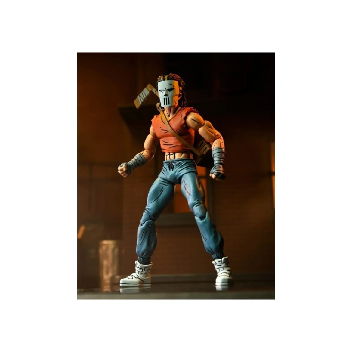 NECA - Mirage Comics Casey Jones in Red Shirt TMNT - Teenage Mutant Ninja Turtles