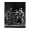 NECA - Pack 4 figurines Turtles Black & White - Universal Monsters x TMNT