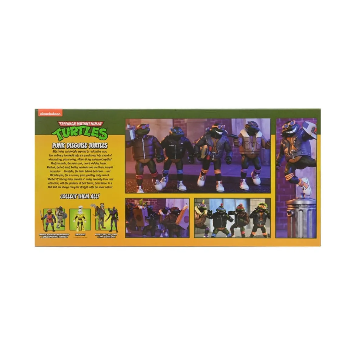 NECA - Punk Turtles 4 Pack - TMNT Cartoon