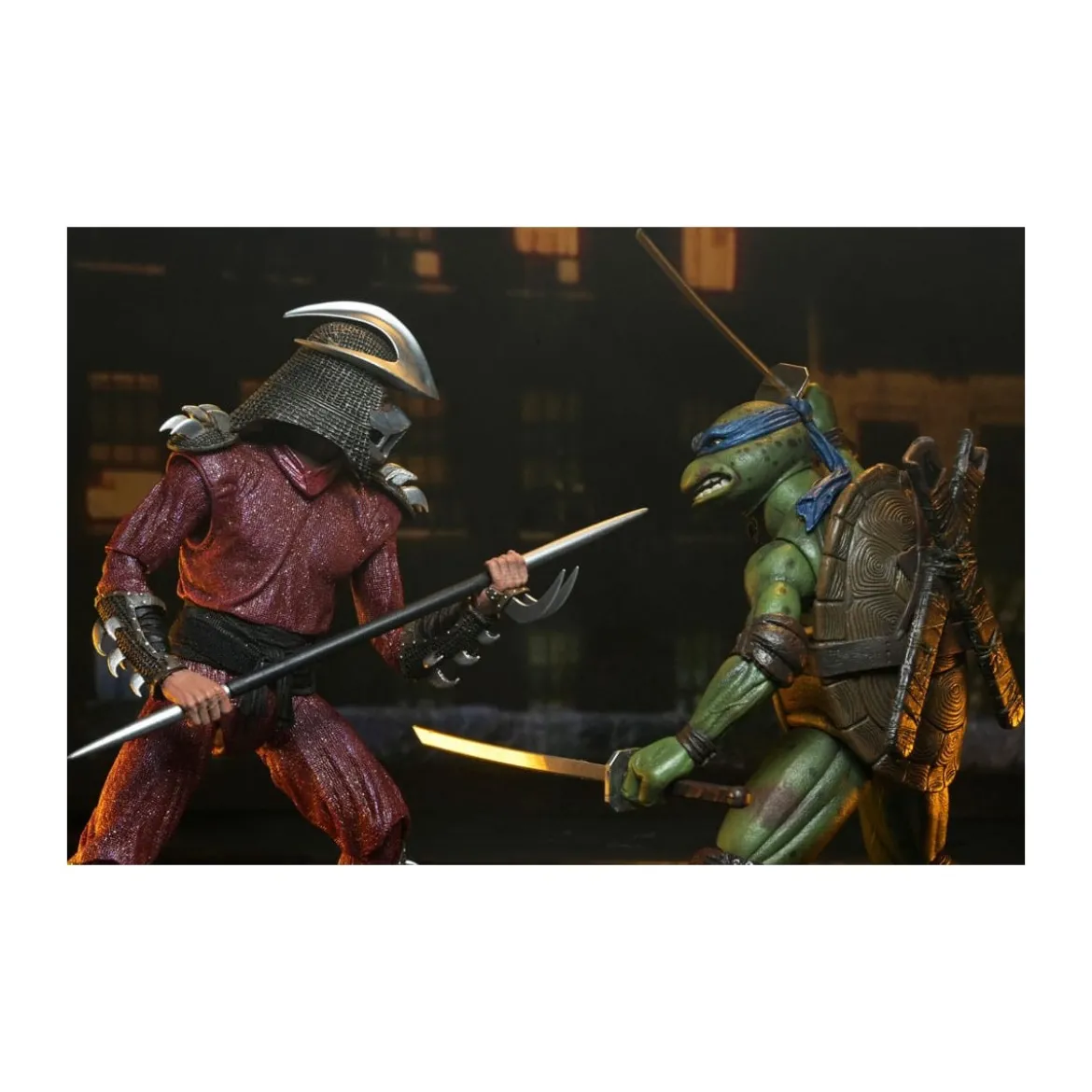 Neca - TMNT - Leonardo vs Shredder - Teenage Mutant Ninja Turtles - Les Tortues Ninja - The Movie