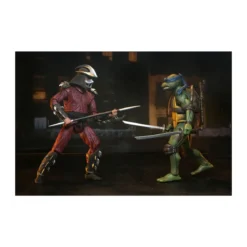 Neca - TMNT - Leonardo vs Shredder - Teenage Mutant Ninja Turtles - Les Tortues Ninja - The Movie