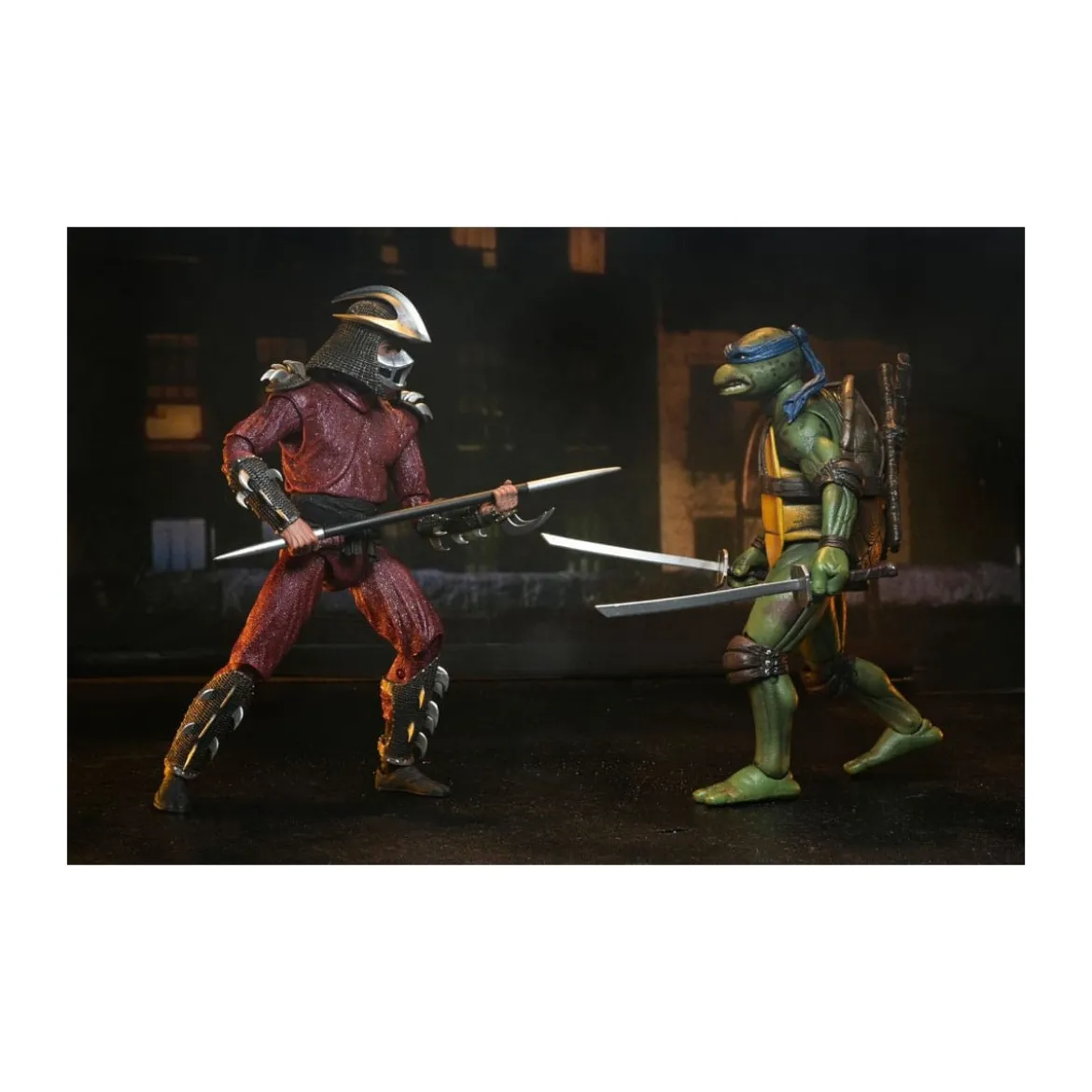 Neca - TMNT - Leonardo vs Shredder - Teenage Mutant Ninja Turtles - Les Tortues Ninja - The Movie