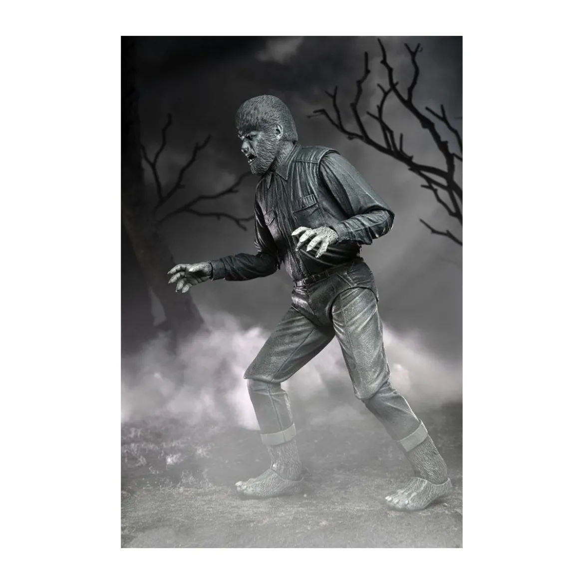 NECA - Ultimate The Wolf Man Black & White Version - Universal Monsters