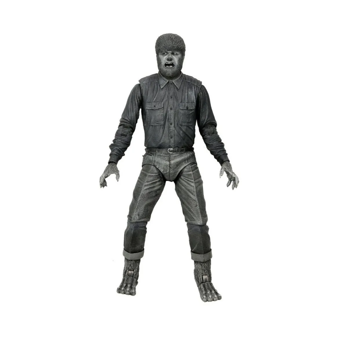 NECA - Ultimate The Wolf Man Black & White Version - Universal Monsters