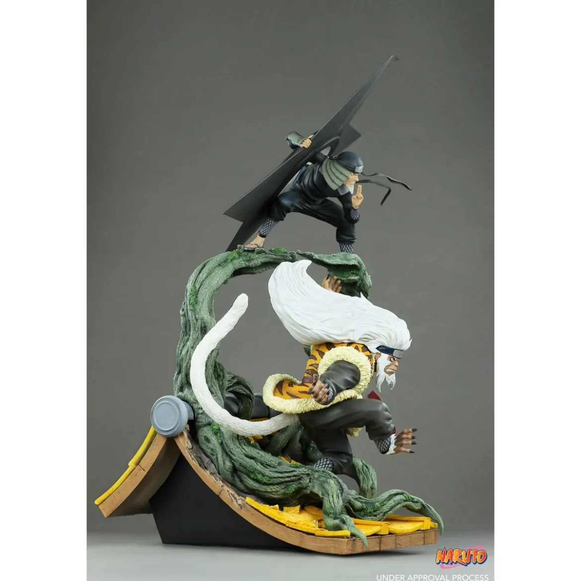 Oniri Creations - Naruto - Hiruzen Sarutobi & Enma - Sandaime Hokage – The Last Fight