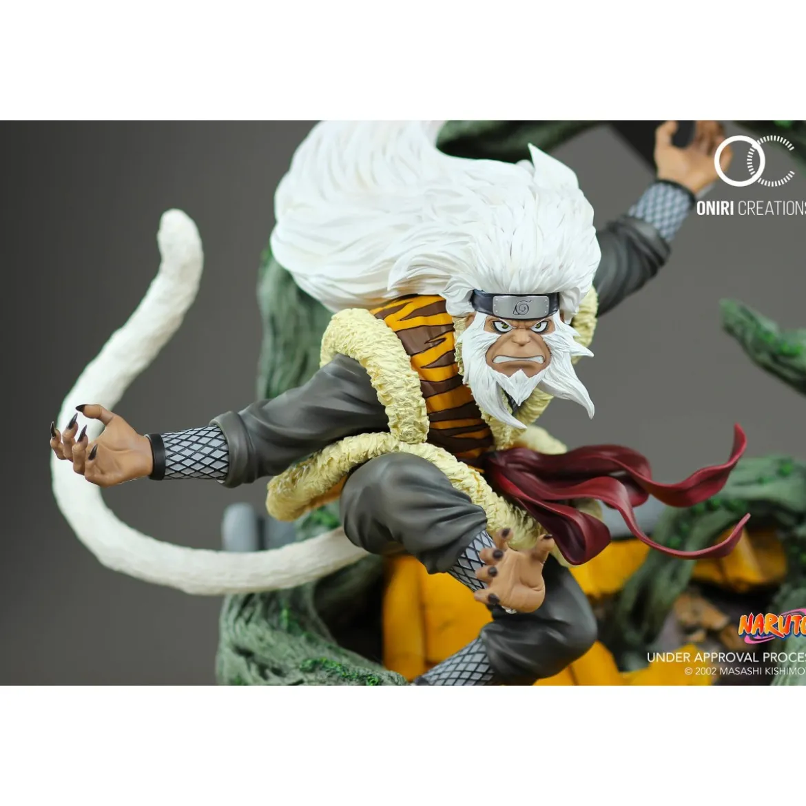 Oniri Creations - Naruto - Hiruzen Sarutobi & Enma - Sandaime Hokage – The Last Fight