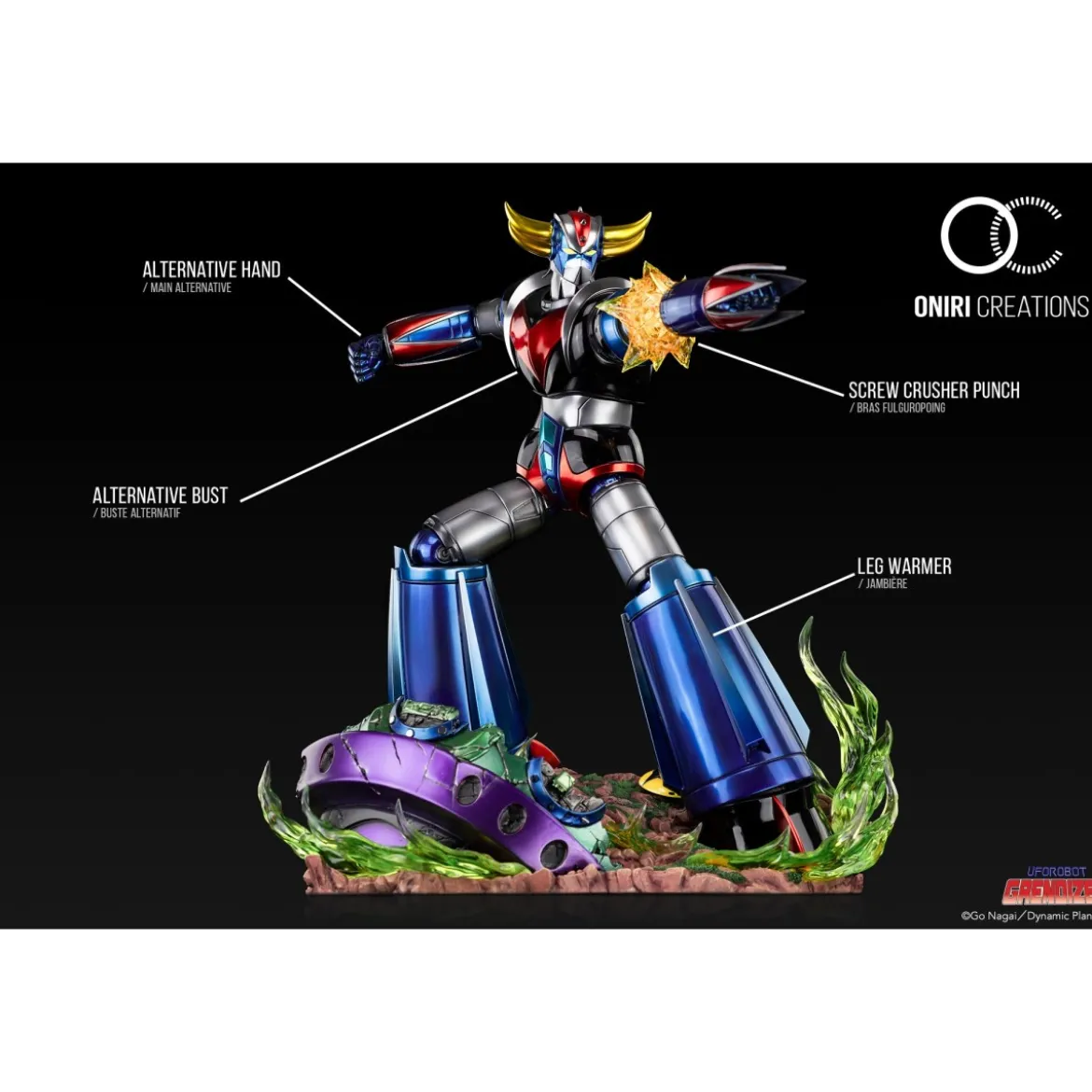 Oniri Creations - UFO ROBOT GRENDIZER VS GIRU GIRU - GOLDORAK