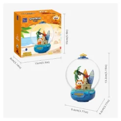 Pantasy - Garfield Crystal Ball Series - Garfield Chill Island (set a construire)
