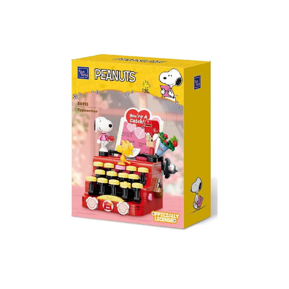 Pantasy - Snoopy Retro Time Machine à Ecrire (set a construire)