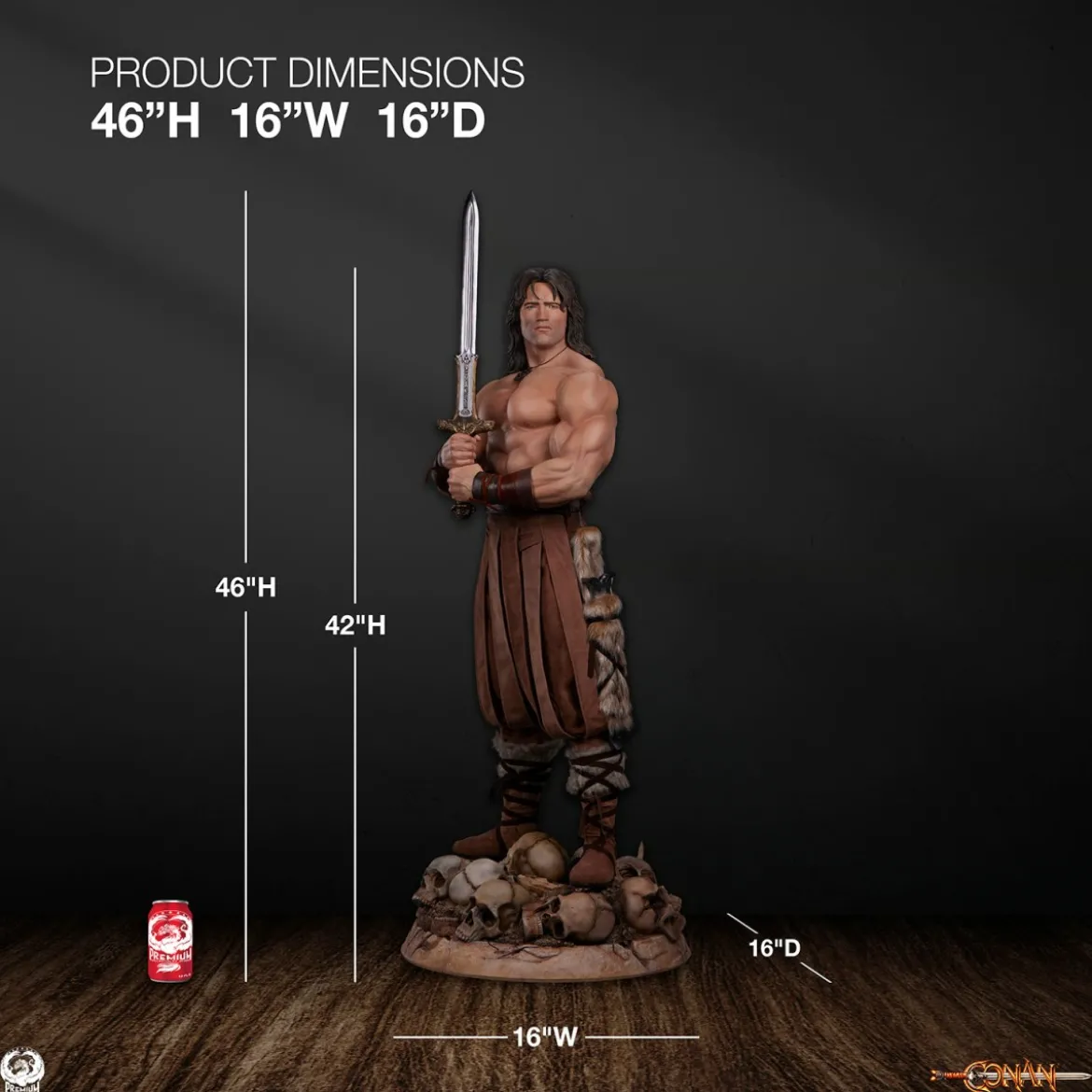 PCS Collectibles - CONAN 1/2 scale statue