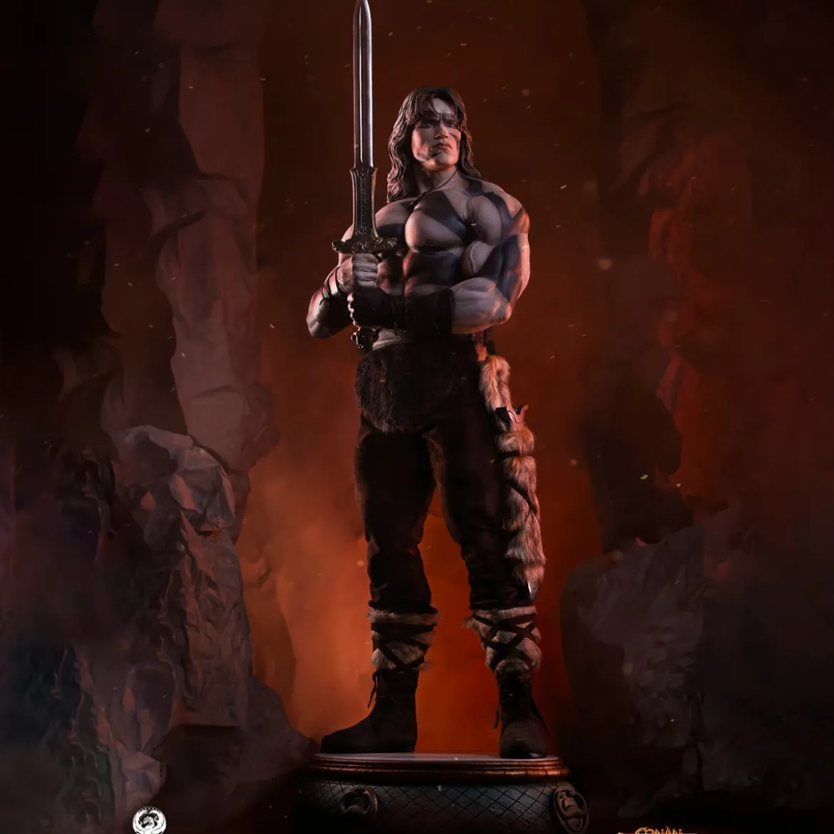 PCS Collectibles - CONAN WARPAINT 1/2 scale statue