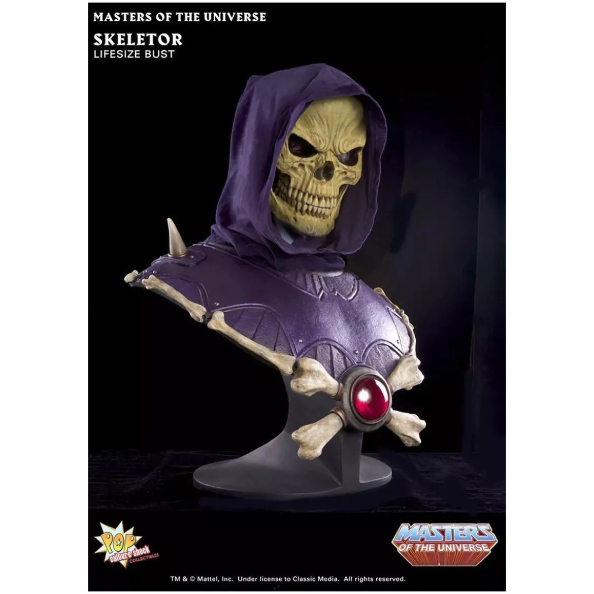 PCS - Masters Of the Universe - Buste Lifesize Skeletor Exclusive Light up eyes edition - Depot Vente