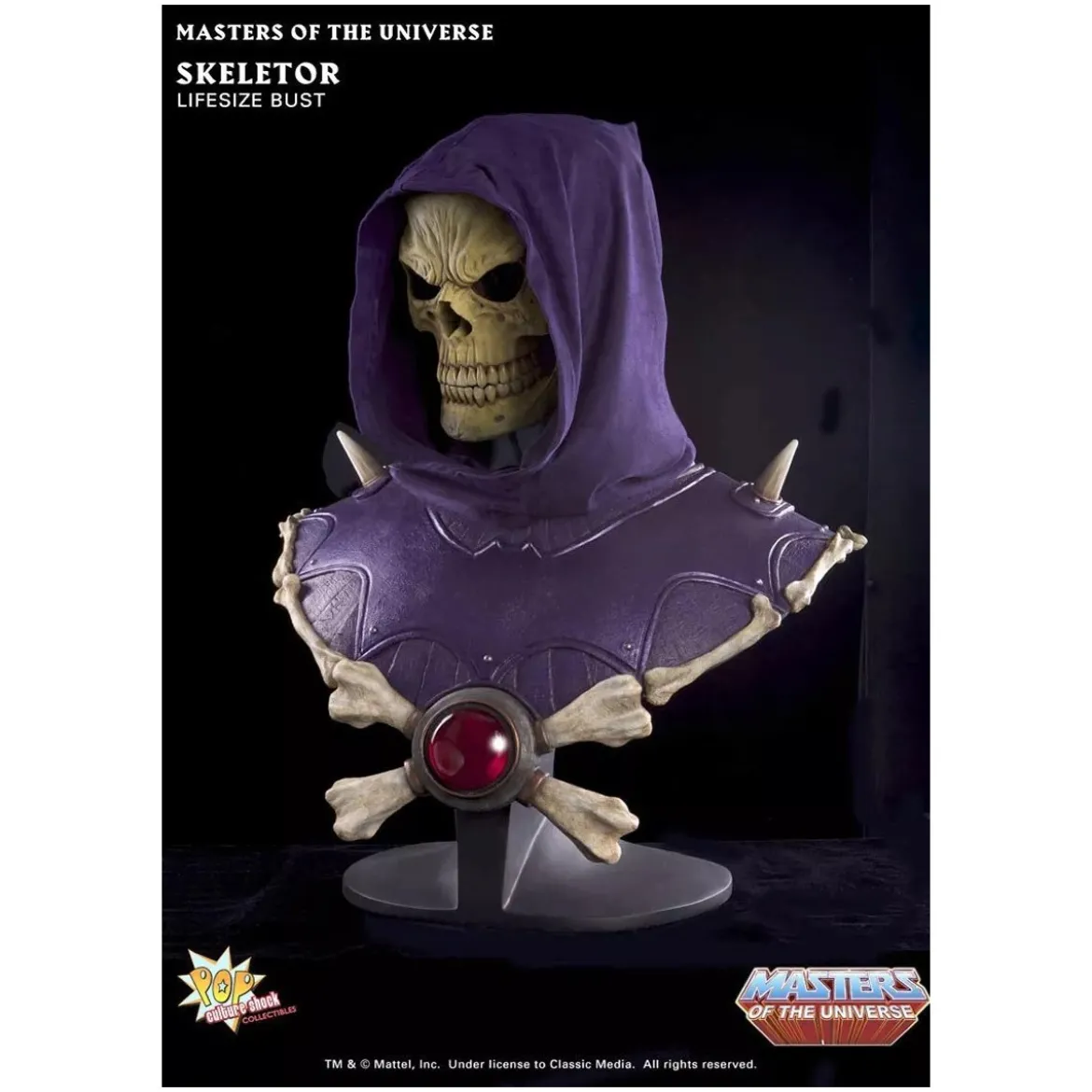 PCS - Masters Of the Universe - Buste Lifesize Skeletor Exclusive Light up eyes edition - Depot Vente