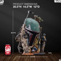 PCS Star Wars - Boba Fett Fine Art Bust Deluxe